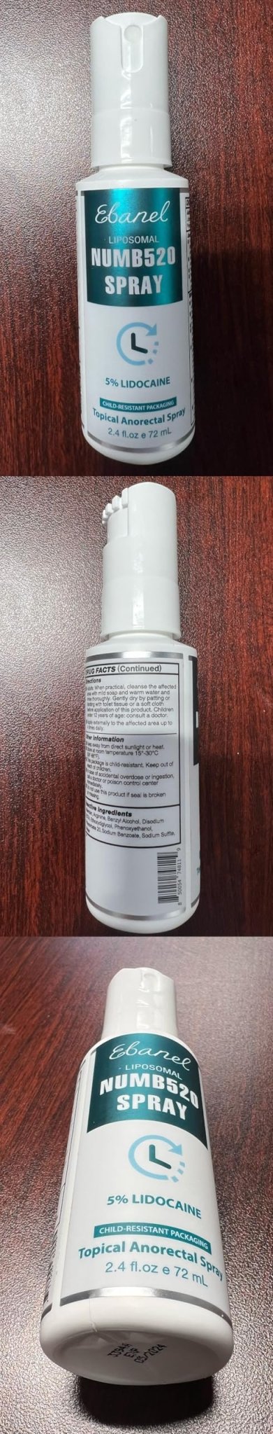 Ebanel Bundle of 5% Lidocaine Numbing Spray and Tattoo Aftercare Healing Balm - dailyvitalstore