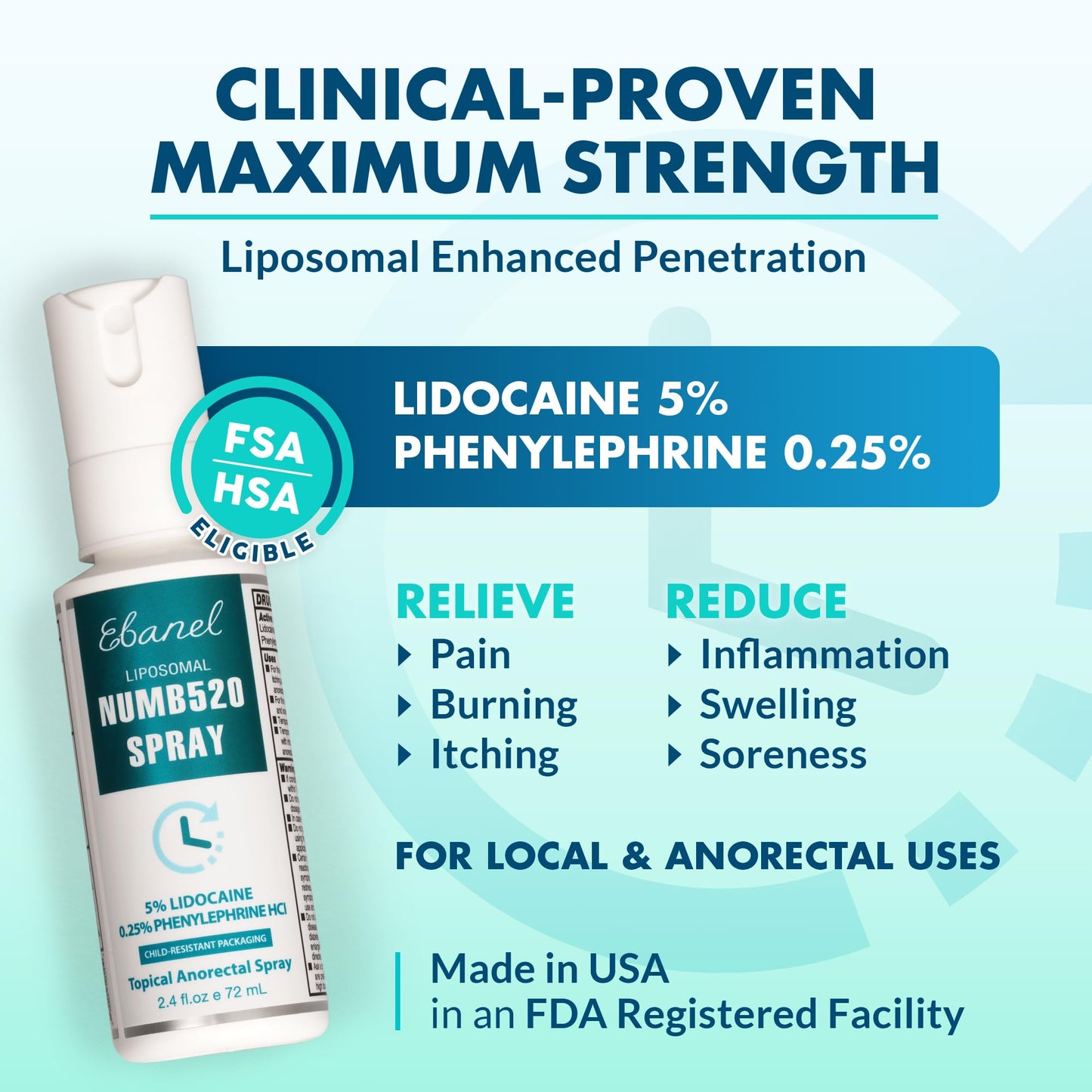 Ebanel Bundle of 5% Lidocaine Numbing Spray and Tattoo Aftercare Healing Balm - dailyvitalstore
