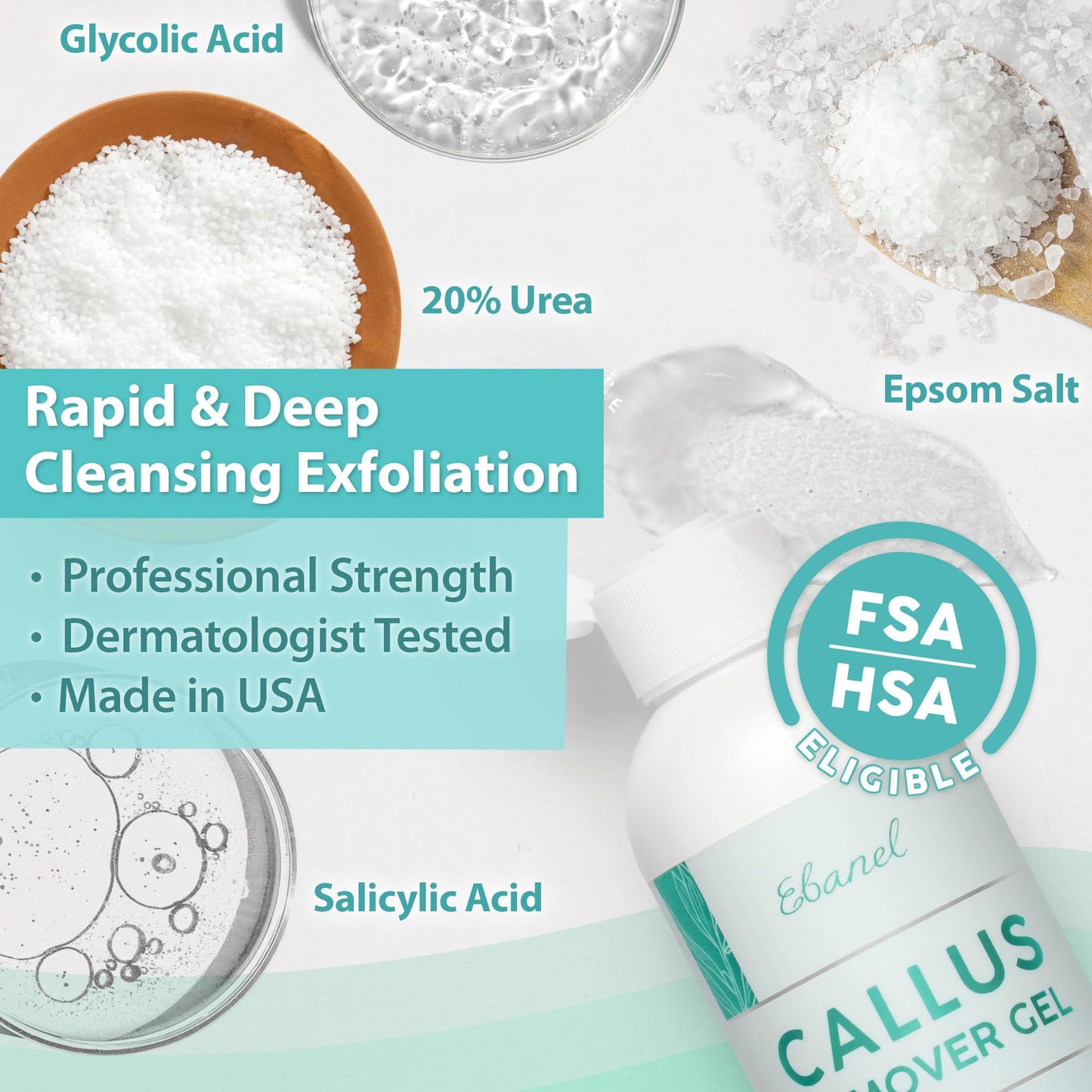 Ebanel Bundle of Callus Remover Gel and Antifungal Treatment - dailyvitalstore