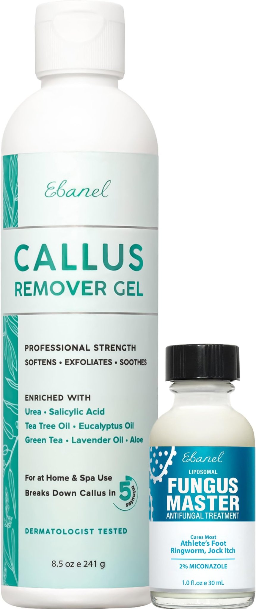 Ebanel Bundle of Callus Remover Gel and Antifungal Treatment - dailyvitalstore