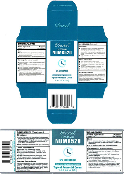 Ebanel Bundle of Lidocaine Numbing Cream, and Numbing Spray - dailyvitalstore