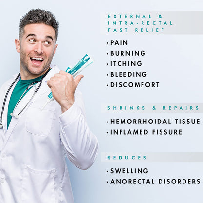 Ebanel Bundle of Lidocaine Numbing Spray, and Hemorrhoid Master - dailyvitalstore