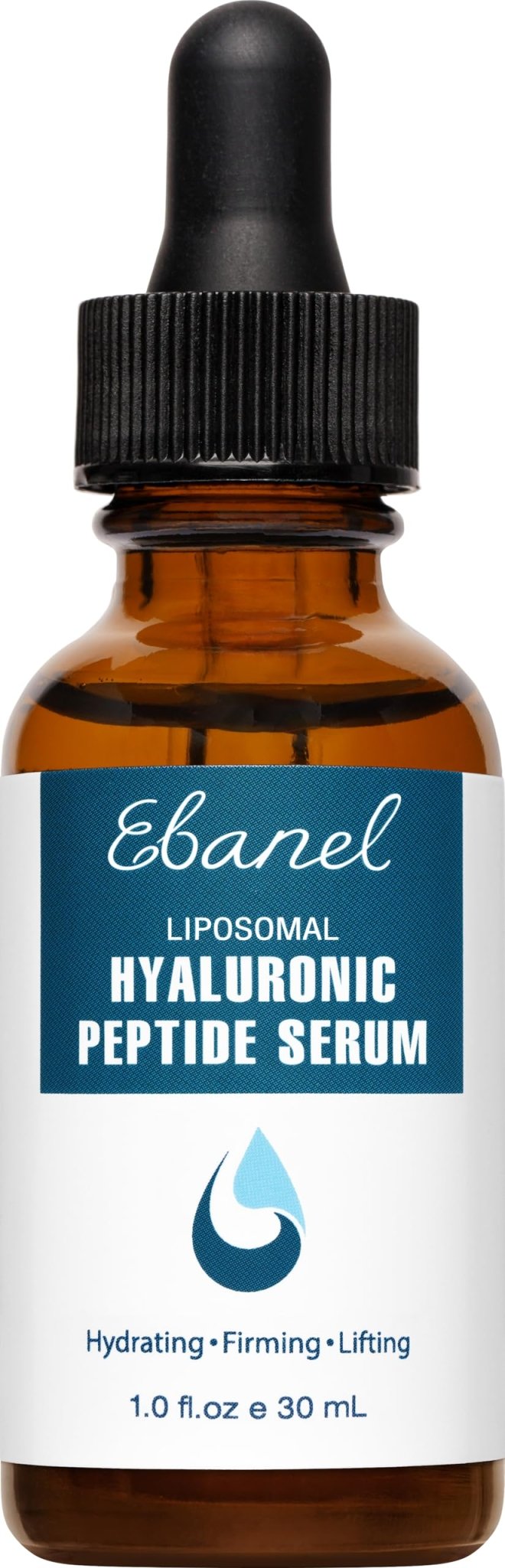 Ebanel Hyaluronic Acid Serum for Face with Peptides & Niacinamide, Hydrating Face Serum for Women, Age-Defying Formula Infused with Vitamins B, C & E to Plump, Firm & Smooth Skin - dailyvitalstore