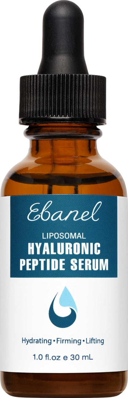Ebanel Hyaluronic Acid Serum for Face with Peptides & Niacinamide, Hydrating Face Serum for Women, Age-Defying Formula Infused with Vitamins B, C & E to Plump, Firm & Smooth Skin - dailyvitalstore