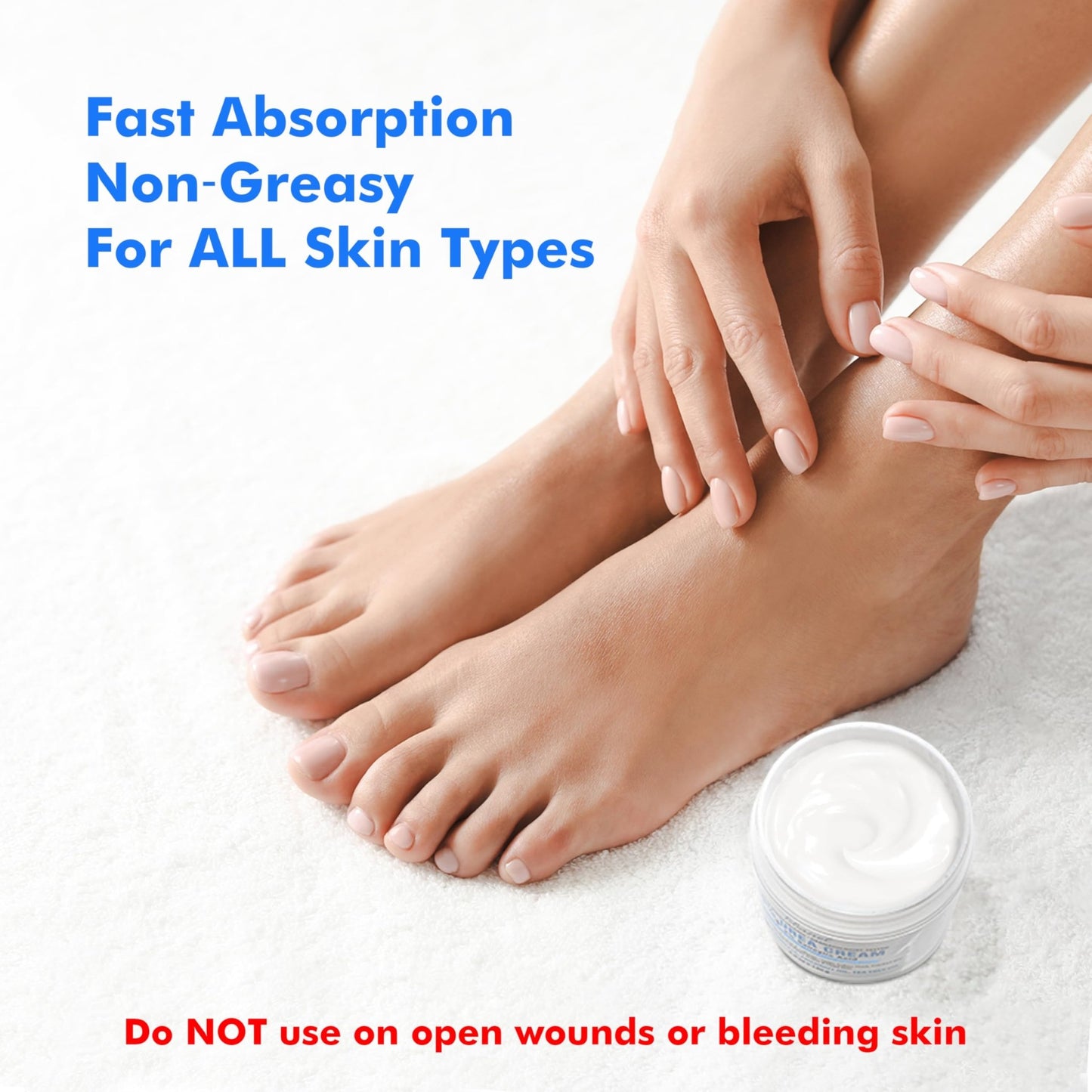 Ebanel Urea Cream 40% plus Salicylic Acid 2%, Foot Cream for Dry Cracked Heels Feet Knees Elbows Hands, Foot Dead Skin Cuticle Callus Remover Toenail Softener, Keratolytic Skin Barrier Repair, 2-Pack - dailyvitalstore