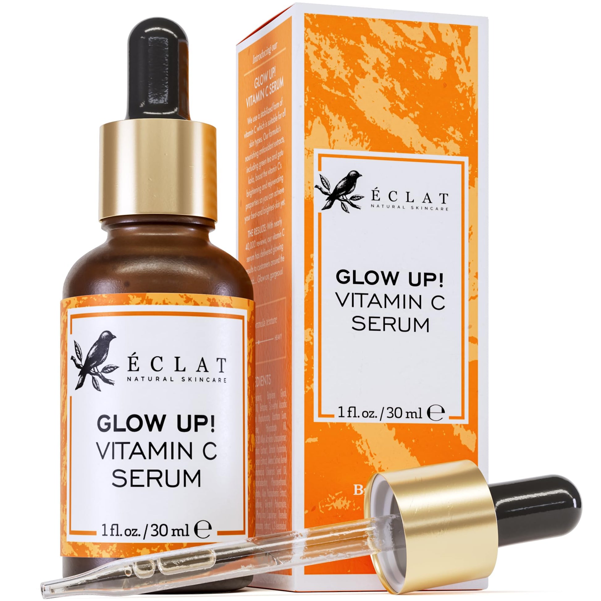 Eclat Skincare Vitamin C Serum - Skin Care for Dark Spots, Vitamin C Serum for Face with Hyaluronic Acid, Ferulic Acid, & Vit E - dailyvitalstore