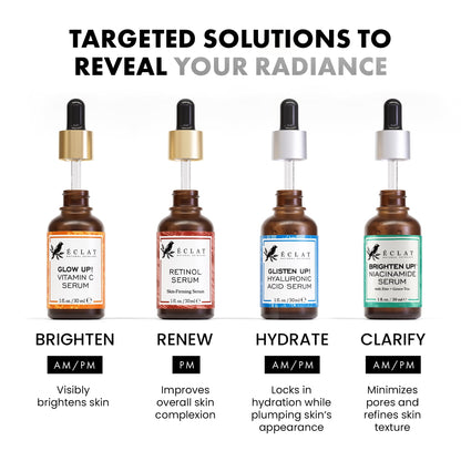 Eclat Skincare Vitamin C Serum - Skin Care for Dark Spots, Vitamin C Serum for Face with Hyaluronic Acid, Ferulic Acid, & Vit E - dailyvitalstore