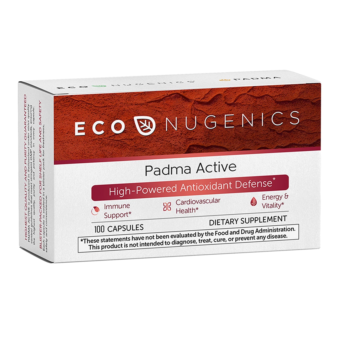 EcoNugenics Padma Active for Women & Men: Vitamin C Supplement for Collagen Formation, Energy Levels, and Immune System, Cellular & Antioxidant Support – Tibetan Recipe of Natural Herbs & Minerals - dailyvitalstore