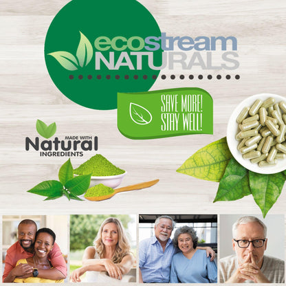 ecostream Naturals MAX 2650mg Nitric Oxide Booster L-Arginine - L-Citruline and Astragin - Time Release 2650 MAX Formula - dailyvitalstore