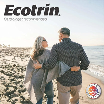 Ecotrin Low Strength Safety Coated Aspirin | NSAID | 81mg | 365 Tablets - dailyvitalstore
