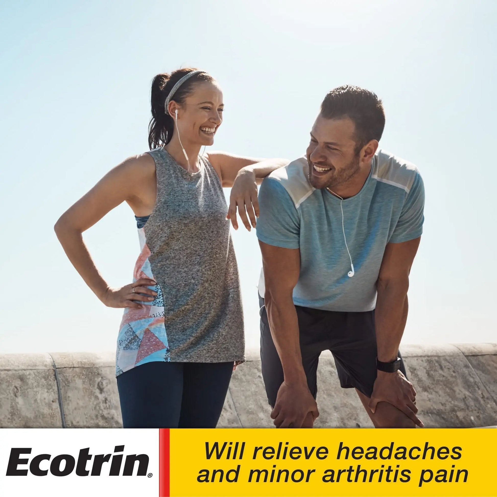 Ecotrin Regular Strength 325mg Aspirin Safetey Coated Tablets, Arthritis, Toothache & Headache Relief Designed to Protect the Stomach, 125 Count - dailyvitalstore