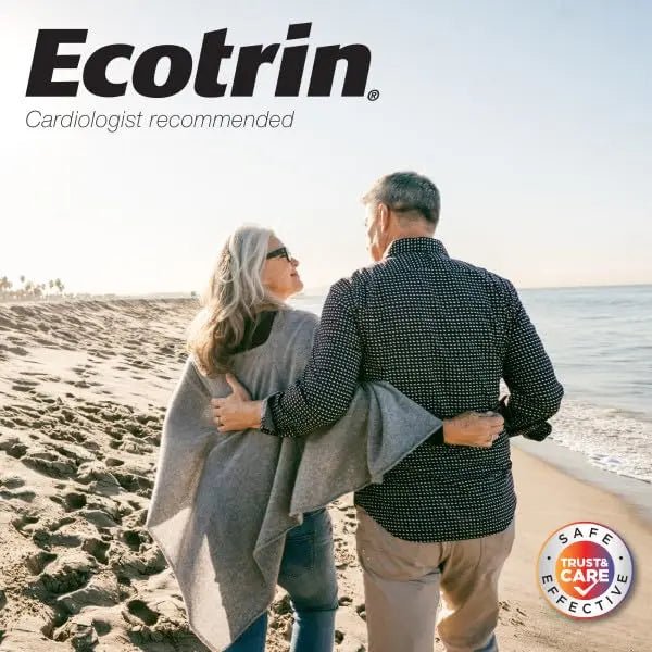 Ecotrin Regular Strength Safety Coated Aspirin | Arthritis Pain | 300 Tablets (2 Pack) - dailyvitalstore