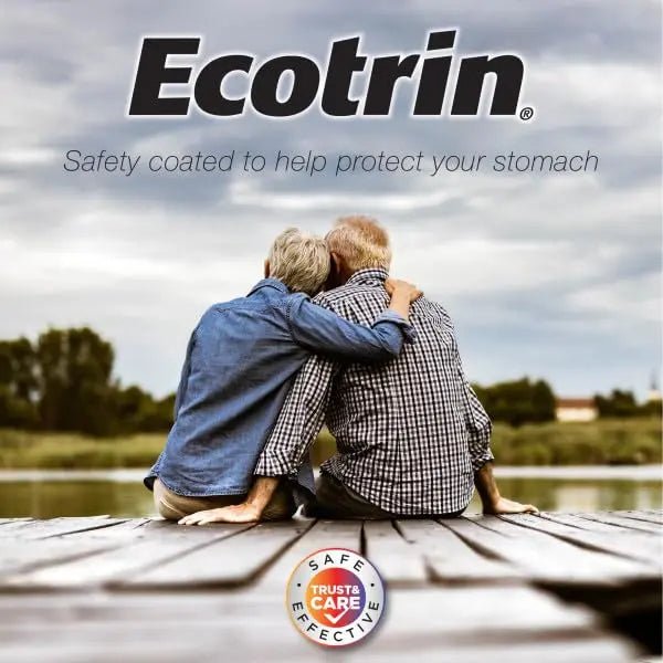 Ecotrin Regular Strength Safety Coated Aspirin | Arthritis Pain | 300 Tablets (2 Pack) - dailyvitalstore
