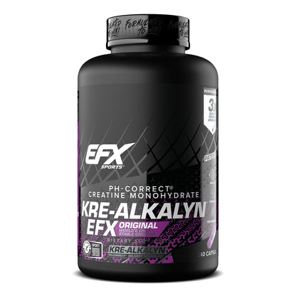 EFX Sports Kre-Alkalyn EFX | pH Correct Creatine Monohydrate Pill Supplement | Strength, Muscle Growth & Performance | 120 Servings, 240 Capsules - dailyvitalstore