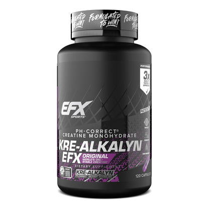 EFX Sports Kre-Alkalyn EFX | pH Correct Creatine Monohydrate Pill Supplement | Strength, Muscle Growth & Performance - dailyvitalstore