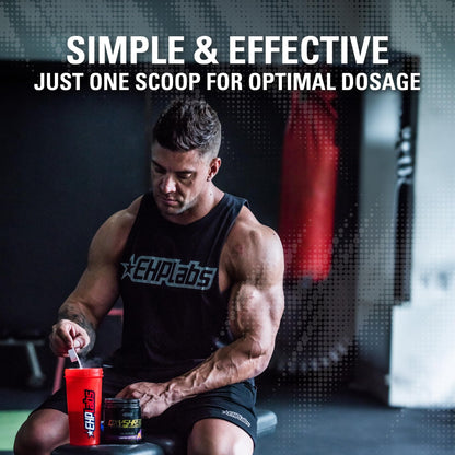 EHP Labs OxyShred Hardcore Super Dosed Pre Workout Powder - Preworkout Powder with L Glutamine & Acetyl L Carnitine, Energy Boost Drink - 275mg of Caffeine - dailyvitalstore