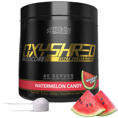 EHP Labs OxyShred Hardcore Super Dosed Pre Workout Powder - Preworkout Powder with L Glutamine & Acetyl L Carnitine, Energy Boost Drink - 275mg of Caffeine - dailyvitalstore