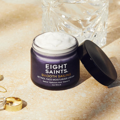 Eight Saints Retinol Facial Moisturizer Cream, For Firming Face, Neck & Eye Wrinkles and Lines, Deep Hydrating Lotion, Fragrance-Free, with Retinol - dailyvitalstore