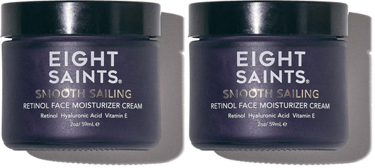 Eight Saints Retinol Facial Moisturizer Cream, For Firming Face, Neck & Eye Wrinkles and Lines, Deep Hydrating Lotion, Fragrance-Free, with Retinol, Hyaluronic Acid, - dailyvitalstore