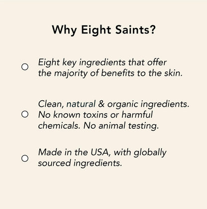 Eight Saints Retinol Facial Moisturizer Cream, For Firming Face, Neck & Eye Wrinkles and Lines, Deep Hydrating Lotion, Fragrance-Free, with Retinol, Hyaluronic Acid, - dailyvitalstore