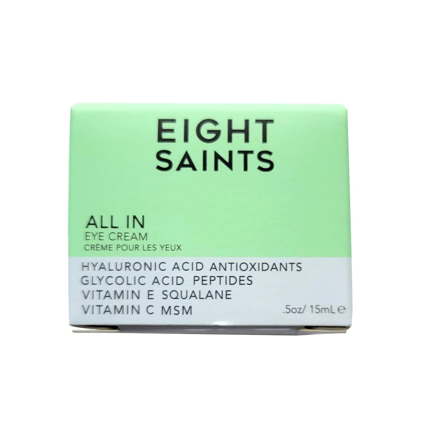 Eight Saints Skin Care All In Eye Cream, Natural and Organic Anti Aging Under Eye Cream to Reduce Puffiness, Wrinkles, and Under Eye Bags, Dark Circles Under Eye Treatment, 0.5 Ounces - dailyvitalstore