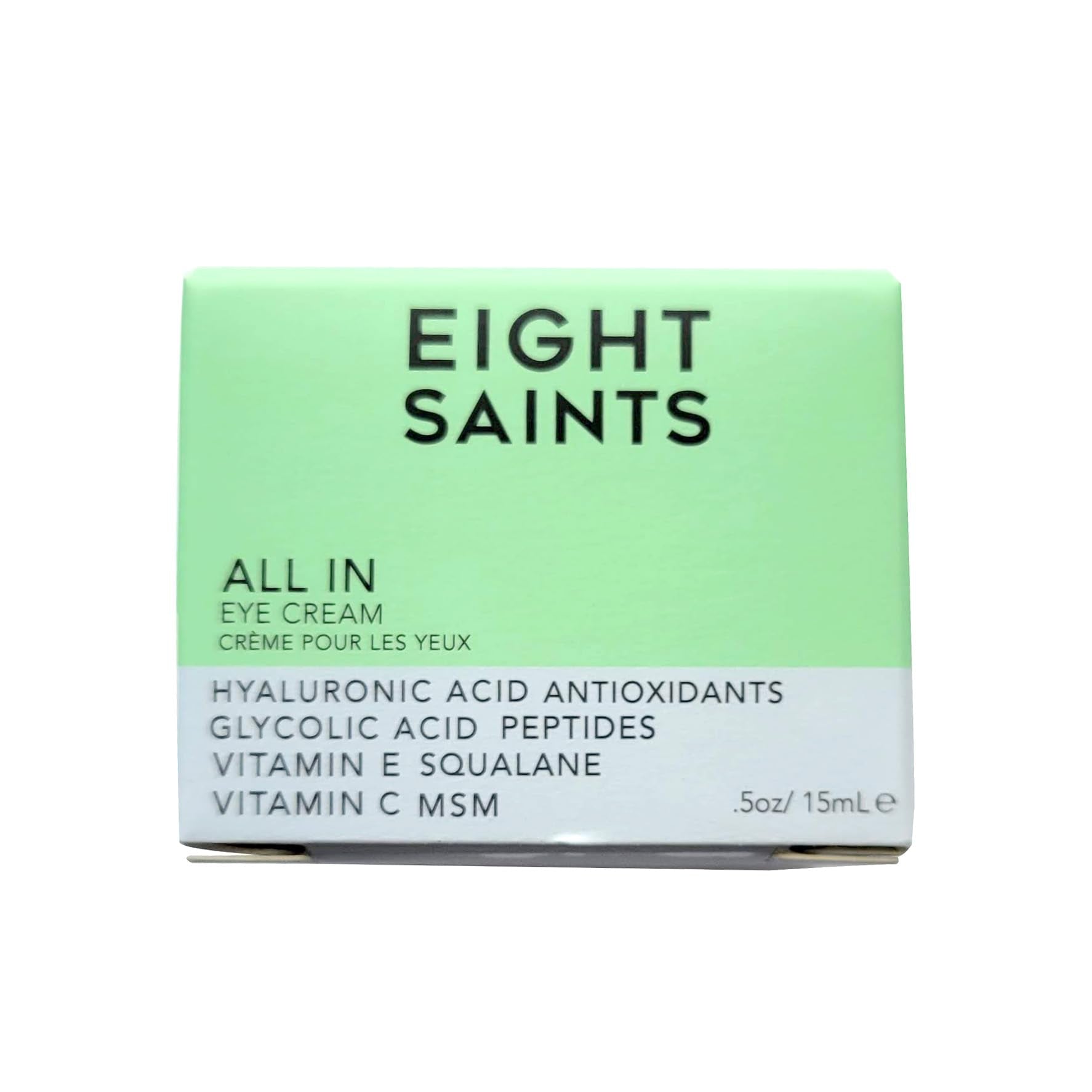 Eight Saints Skin Care All In Eye Cream, Natural and Organic Anti Aging Under Eye Cream to Reduce Puffiness, Wrinkles, and Under Eye Bags, Dark Circles Under Eye Treatment, 0.5 Ounces - dailyvitalstore