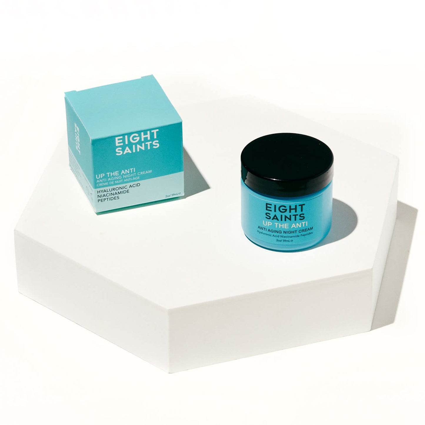 Eight Saints Skin Care Up the Anti Night Cream Face Moisturizer to Reduce Fine Lines and Wrinkles, Anti Aging Cream For Face & Neck with Hyaluronic Acid - dailyvitalstore