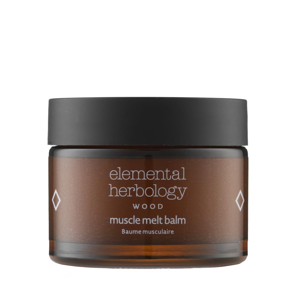 Elemental Herbology Muscle Melt Body Balm 1.7 fl oz – Warming with Ginger, Ho Wood & Turmeric – Comforting Botanical Treatment for Massage & Post-Activity Relaxation - dailyvitalstore