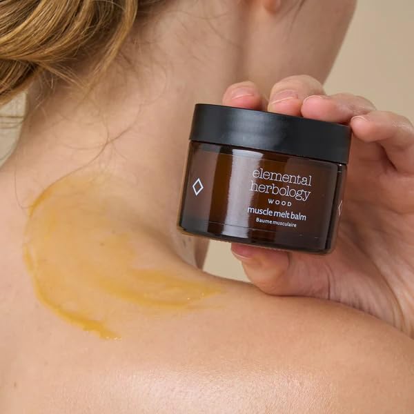 Elemental Herbology Muscle Melt Body Balm 1.7 fl oz – Warming with Ginger, Ho Wood & Turmeric – Comforting Botanical Treatment for Massage & Post-Activity Relaxation - dailyvitalstore