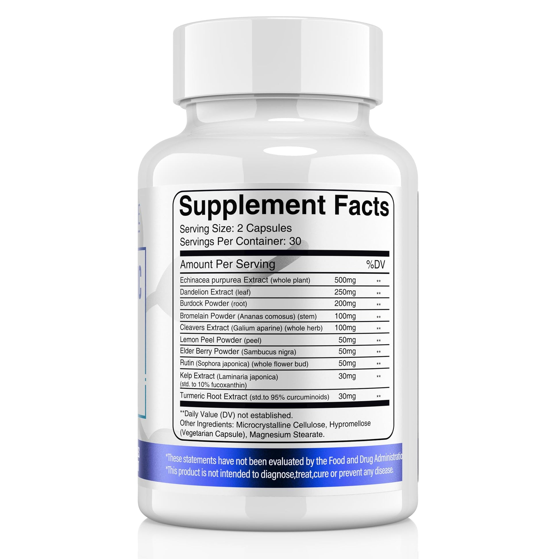ELERULE Lymphatic Support Supplement, Lymphatic Drainage Supplements with with Dandelion, Burdock, Echinacea, Lemon & More, Lymph System Support for Men and Women – 60 Capsules - dailyvitalstore