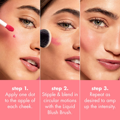 e.l.f. Camo Liquid Blush, Long-lasting Liquid Blush For High-pigment Color, Creates A Soft, Dewy Finish, Vegan & Cruelty-free, Cheeky Lychee - dailyvitalstore