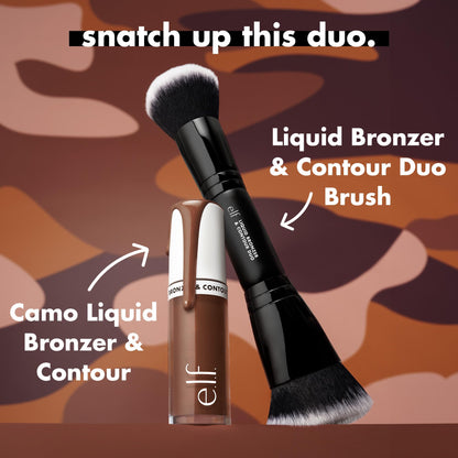 e.l.f. Camo Liquid Bronzer & Contour, Silky Highly Pigmented Formula, Creates a Long-Lasting Bronzed Glow & Natural Look, Vegan & Cruelty-Free, 2 Fair/Light - dailyvitalstore