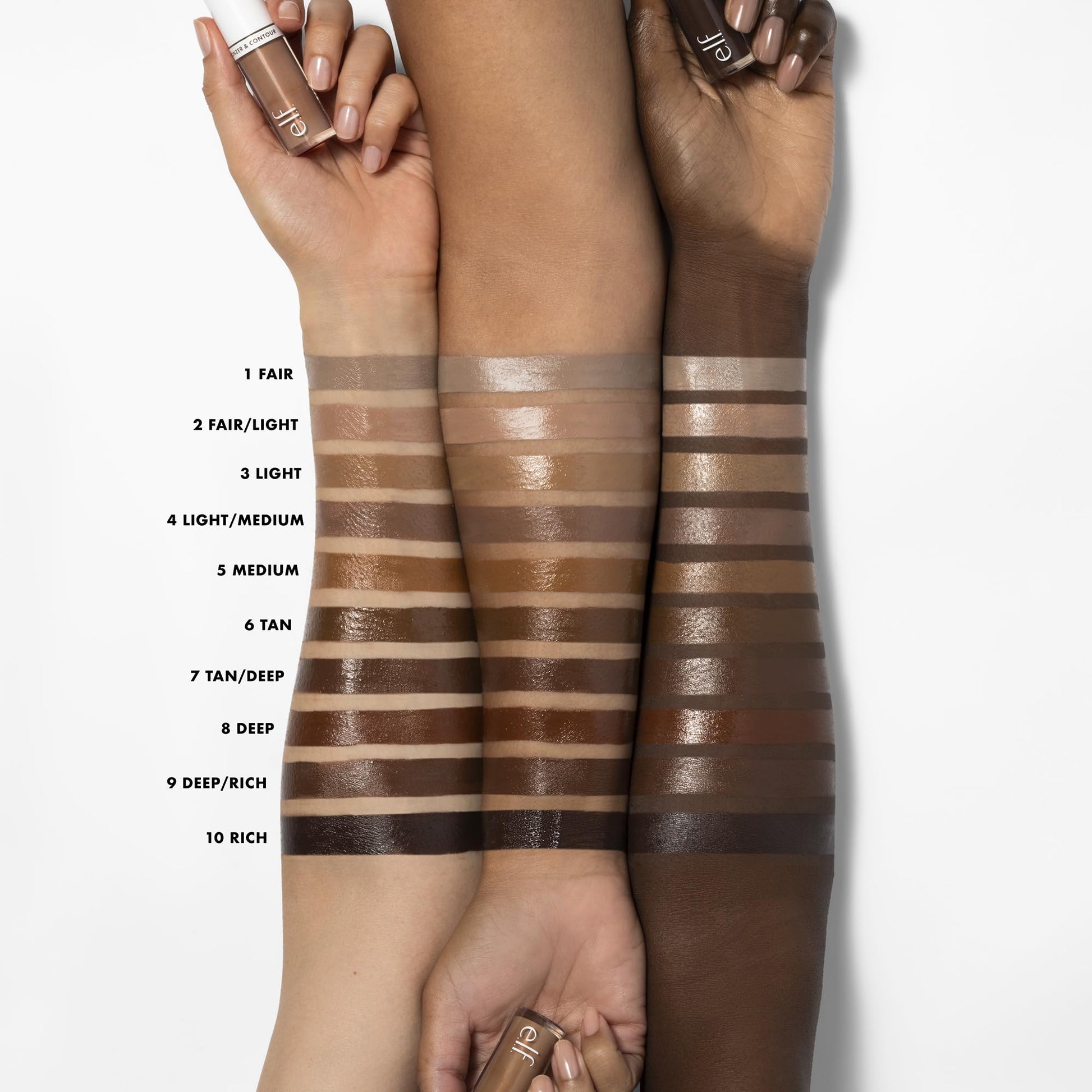 e.l.f. Camo Liquid Bronzer & Contour, Silky Highly Pigmented Formula, Creates a Long-Lasting Bronzed Glow & Natural Look, Vegan & Cruelty-Free, 2 Fair/Light - dailyvitalstore