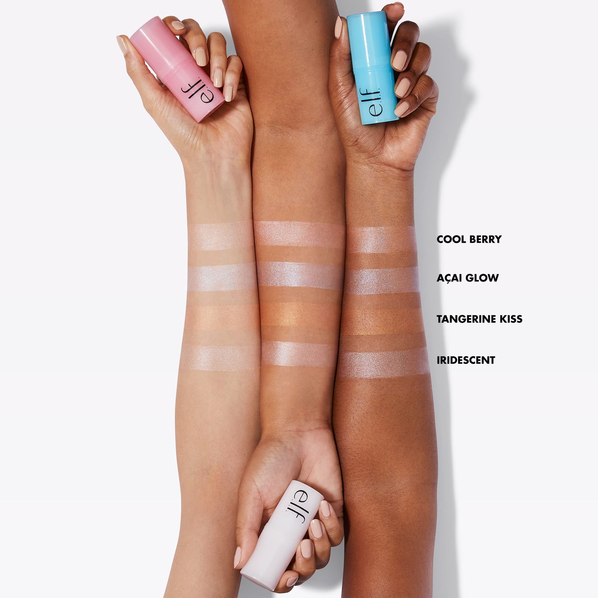 e.l.f. Daily Dew Stick, Cooling Highlighter Stick For Dewy Skin, Gives Your Complexion A Radiant Glow, Vegan & Cruelty-Free, Iridescent - dailyvitalstore