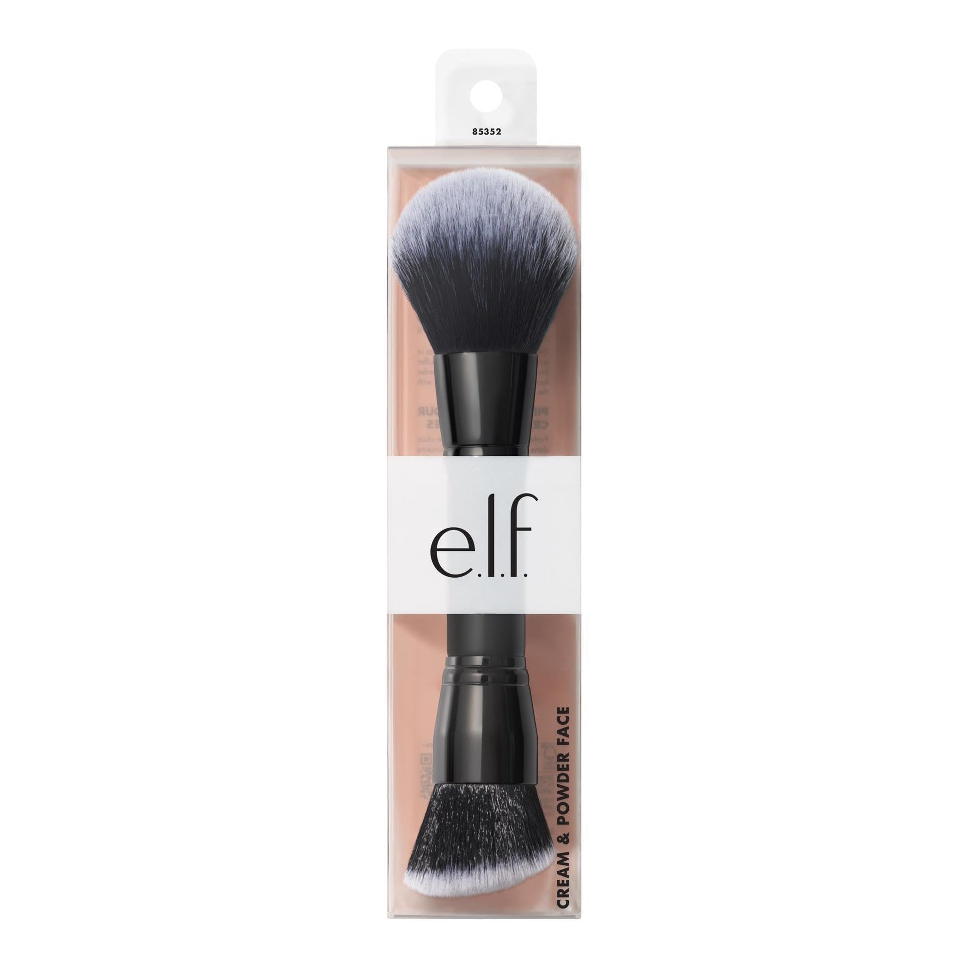 e.l.f. Dual-Ended Cream + Powder Brush, Two-in-One Makeup Brush For Creating A Gorgeous, Airbrushed-looking Complexion, Vegan & Cruelty-free - dailyvitalstore