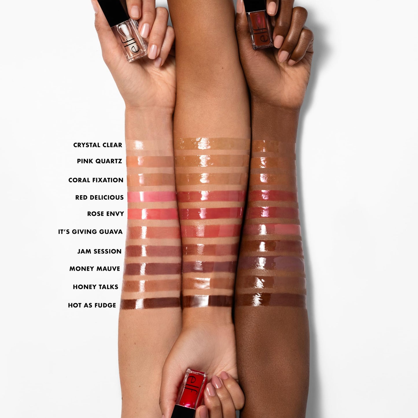 e.l.f. Glow Reviver Lip Oil, Nourishing Tinted Lip Oil For A High-shine Finish, Infused With Jojoba Oil, Vegan & Cruelty-free, Jam Session - dailyvitalstore