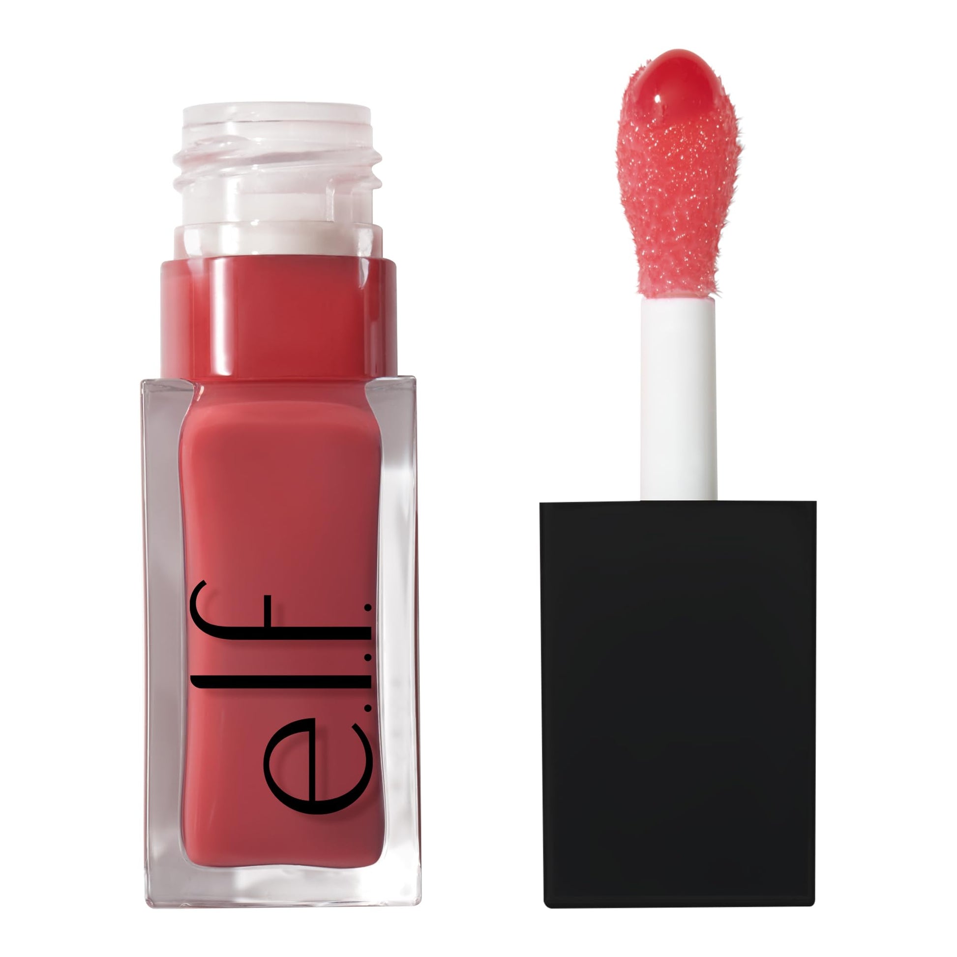 e.l.f. Glow Reviver Lip Oil, Nourishing Tinted Lip Oil For A High-shine Finish, Infused With Jojoba Oil, Vegan & Cruelty-free, Rose Envy - dailyvitalstore