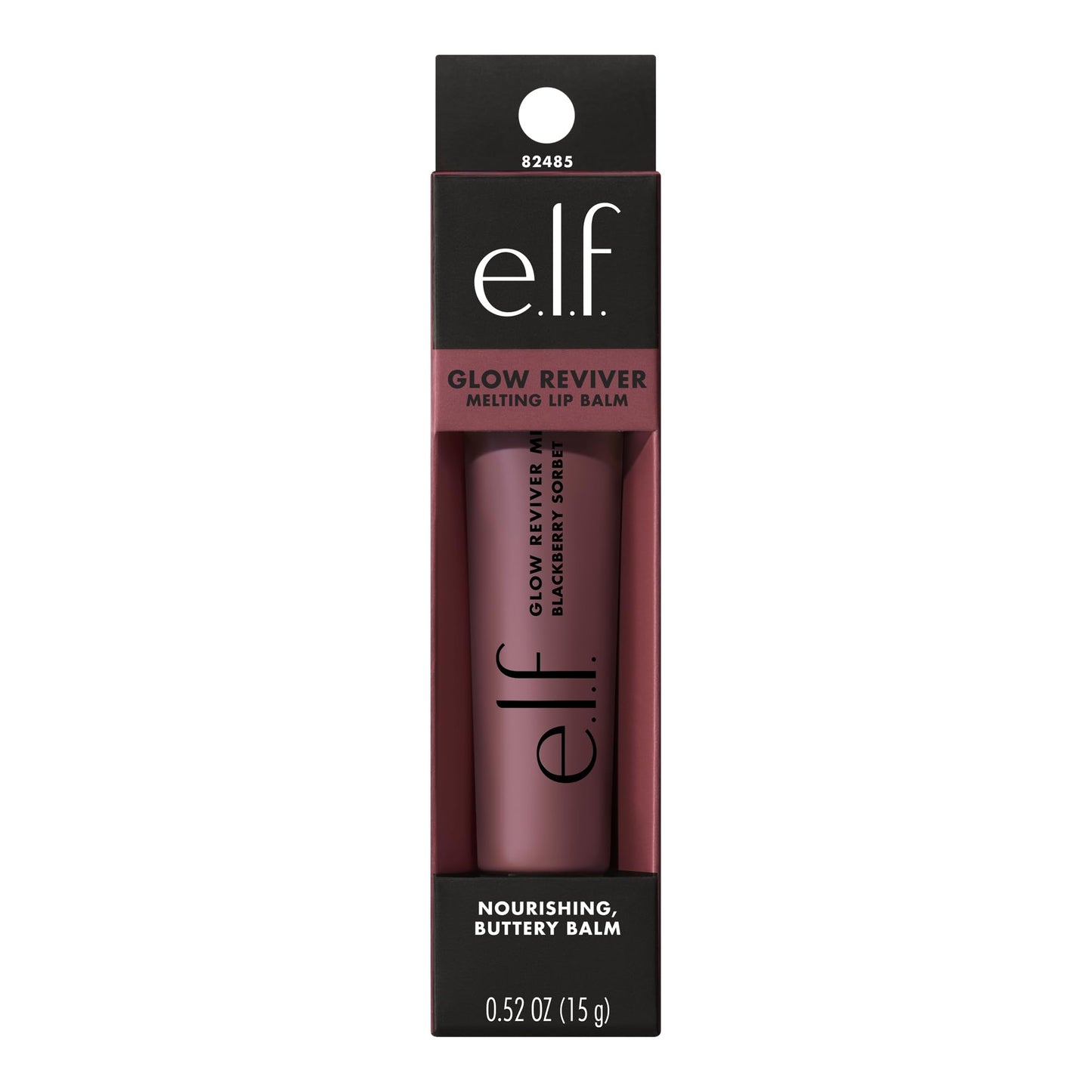 e.l.f. Glow Reviver Melting Lip Balm, Hydrating Tinted Lip Balm For A Glossy Finish & Soft, Supple Lips, Vegan & Cruelty-Free, Blackberry Sorbet - dailyvitalstore