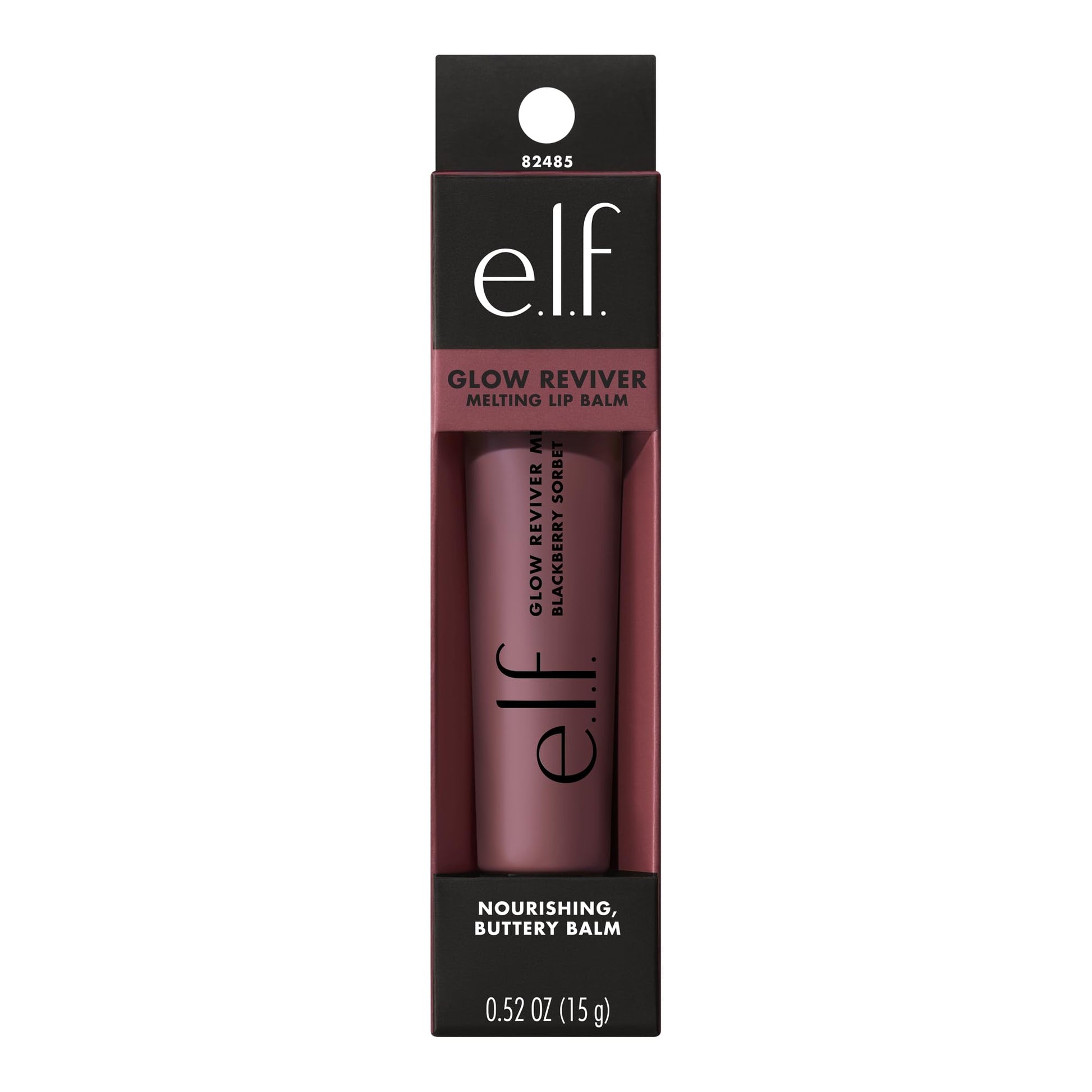 e.l.f. Glow Reviver Melting Lip Balm, Hydrating Tinted Lip Balm For A Glossy Finish & Soft, Supple Lips, Vegan & Cruelty-Free, Blackberry Sorbet - dailyvitalstore