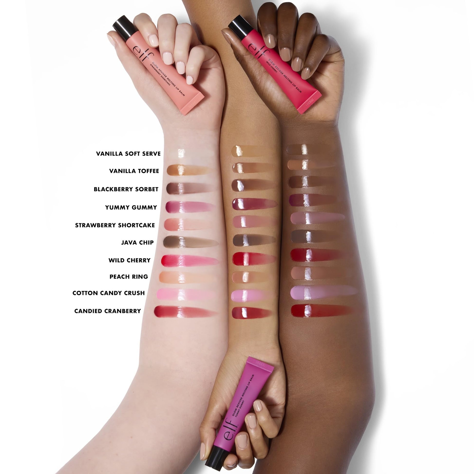 e.l.f. Glow Reviver Melting Lip Balm, Hydrating Tinted Lip Balm For A Glossy Finish & Soft, Supple Lips, Vegan & Cruelty-Free, Blackberry Sorbet - dailyvitalstore