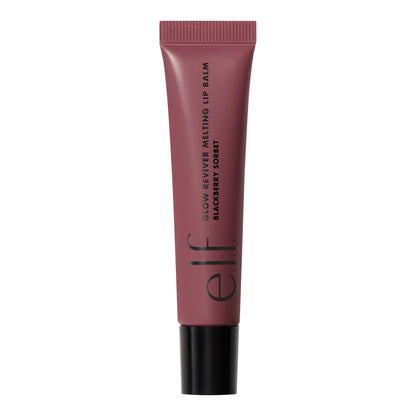 e.l.f. Glow Reviver Melting Lip Balm, Hydrating Tinted Lip Balm For A Glossy Finish & Soft, Supple Lips, Vegan & Cruelty-Free, Blackberry Sorbet - dailyvitalstore