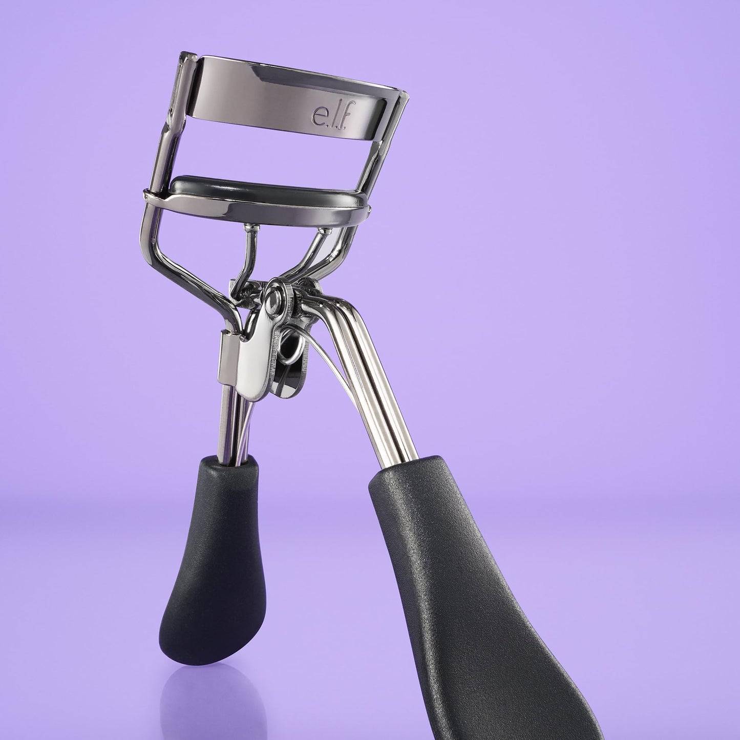 e.l.f. Pro Eyelash Curler, Strong, Contoured, Eye-Opening, Voluminous Lashes, Includes Additional Rubber Replacement Pad, Silver - dailyvitalstore