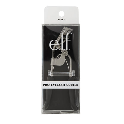 e.l.f. Pro Eyelash Curler, Strong, Contoured, Eye-Opening, Voluminous Lashes, Includes Additional Rubber Replacement Pad, Silver - dailyvitalstore