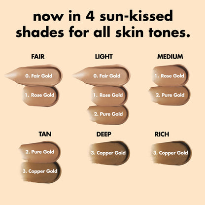 e.l.f. SKIN Bronzing Drops, Liquid Bronzer For Face & Skin, Creates A Sun-Kissed Glow, Infused With Vitamin E, Vegan & Cruelty-Free, Pure Gold - dailyvitalstore
