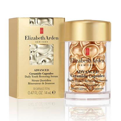 Elizabeth Arden Advanced Ceramide Face Serum Capsules, Anti-Aging Skincare, Fragrance-Free Hydrating Formula for Radiant, Firm Skin - dailyvitalstore