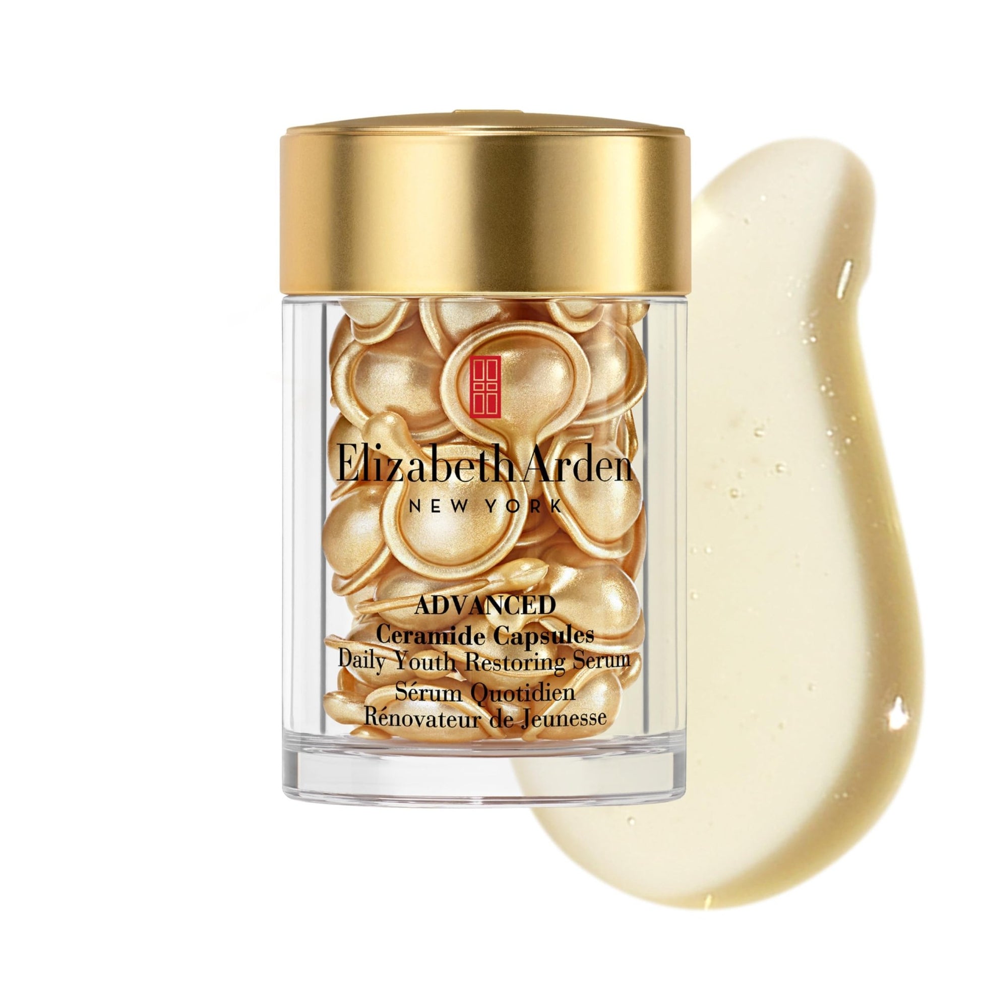 Elizabeth Arden Advanced Ceramide Face Serum Capsules, Anti-Aging Skincare, Fragrance-Free Hydrating Formula for Radiant, Firm Skin - dailyvitalstore