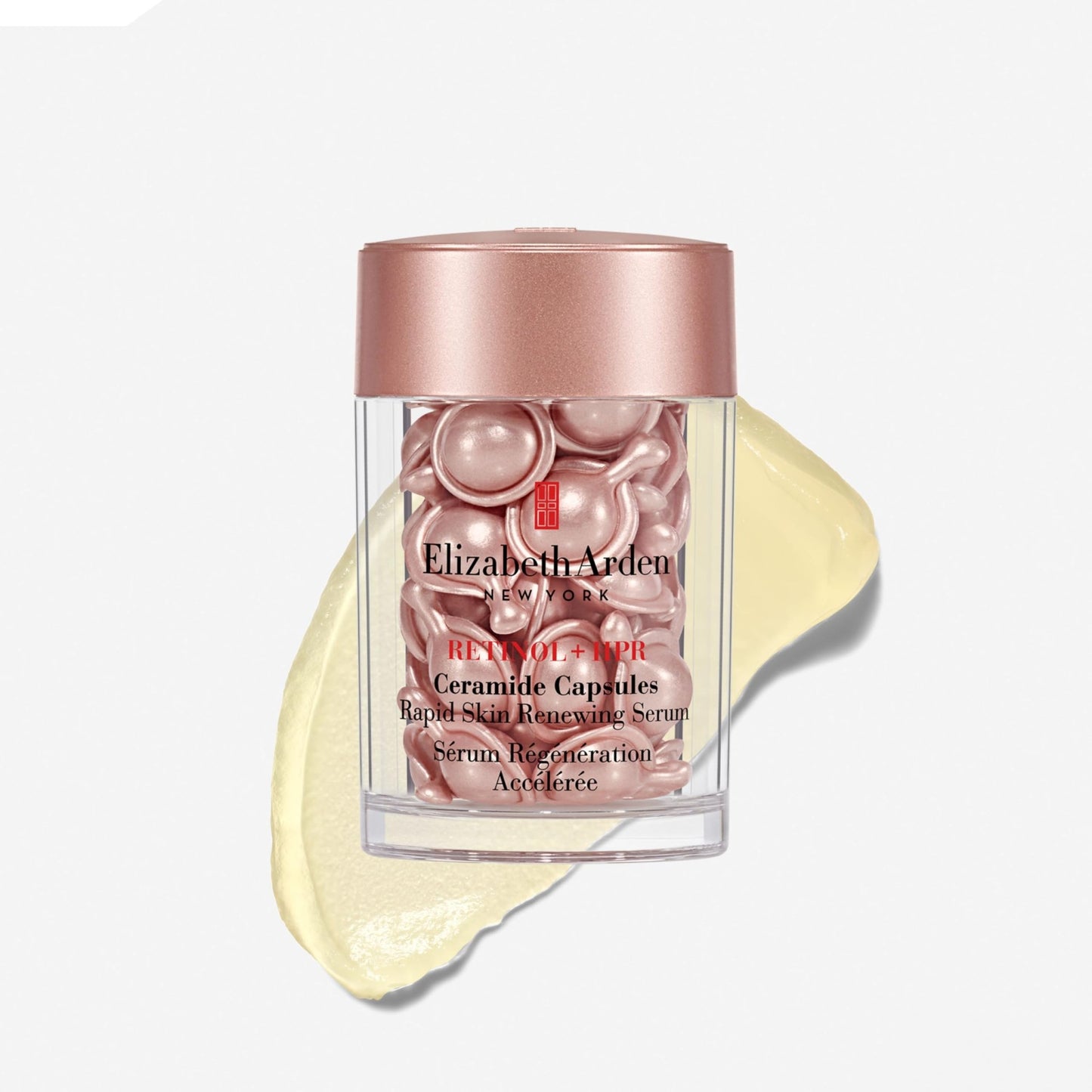 Elizabeth Arden Retinol + HPR Ceramide Rapid Skin Renewing Anti-Aging Face Serum Capsules, Fine Lines & Wrinkles Treatment with Peptides - dailyvitalstore