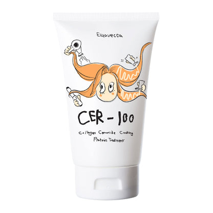 Elizavecca cer-100 collagen coating hair protein treatment 100ml - dailyvitalstore