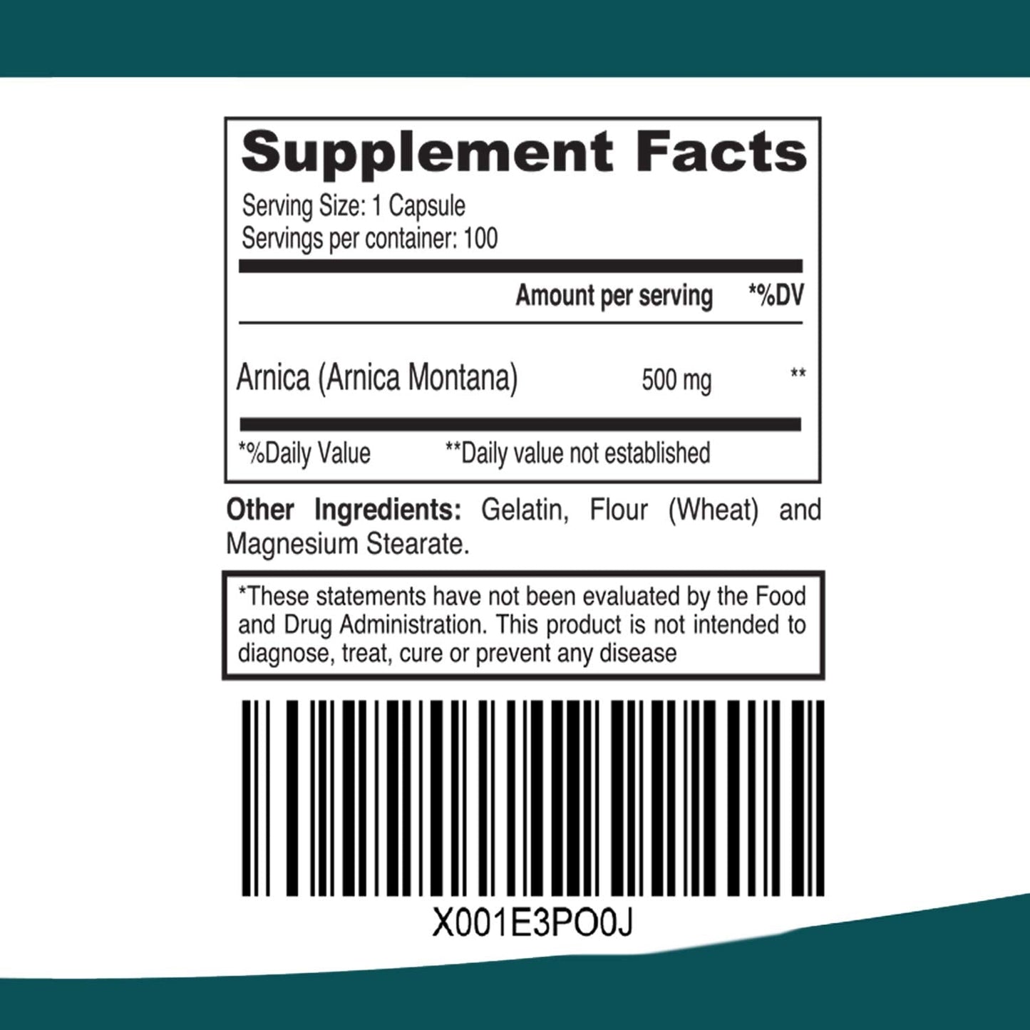 ELP ESSENTIAL Arnica Montana Capsules 100 Capsules - dailyvitalstore
