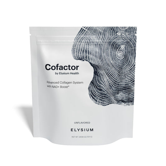 ELYSIUM Cofactor – 4-in-1 Collagen Peptides Powder w/NAD+, Hyaluronic Acid & Vitamin C for Skin, Hair, Nails, Joints & Cellular Health, Collagen Supplements - dailyvitalstore